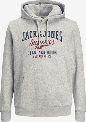 JACK & JONES - Sweatshirt em cinzento: frente