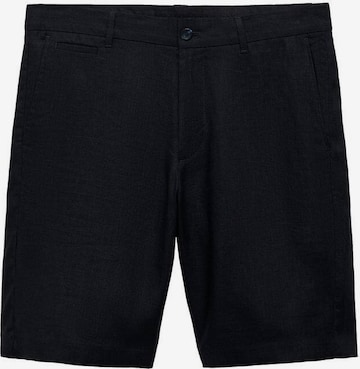 MANGO MAN Chino Pants 'Carp' in Blue: front