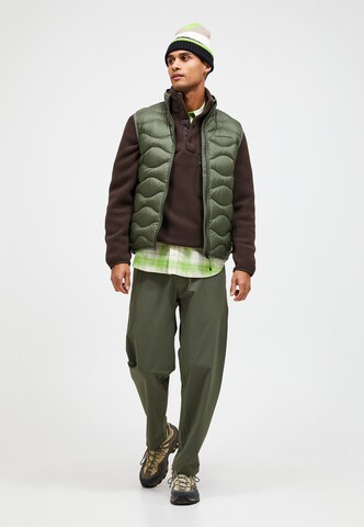 PEAK PERFORMANCE Bodywarmer in Groen: voorkant