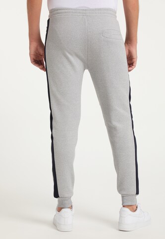 Mo SPORTS Tapered Jogginghose in Grau