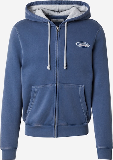 HOLLISTER Gornji dio trenirke u safirno plava / siva / trešnja crvena, Pregled proizvoda