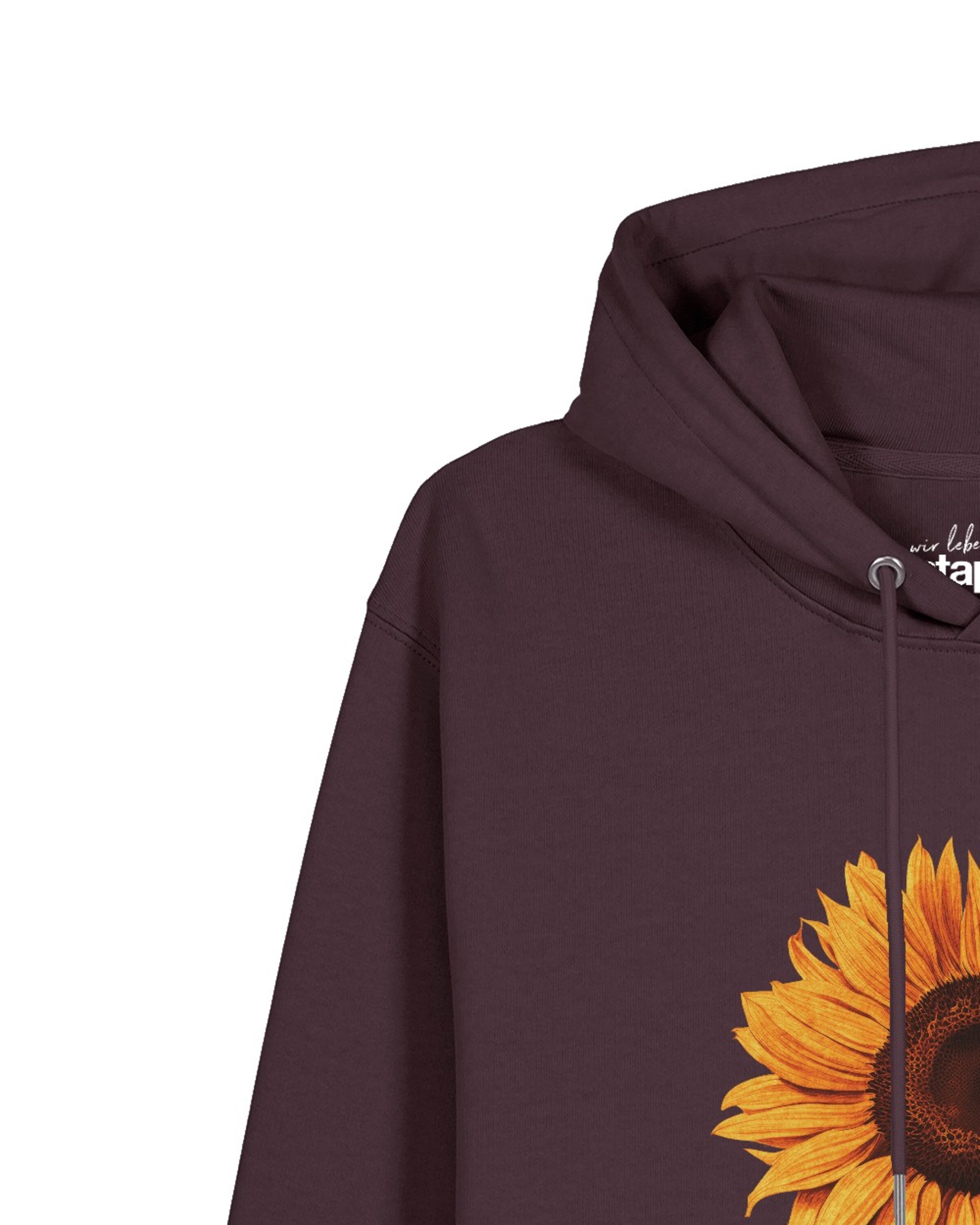 Sweat-shirt 'Sonnenblume' Watapparel en rouge