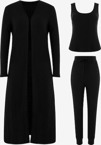 Imily Bela Pyžamo - Čierna: predná strana