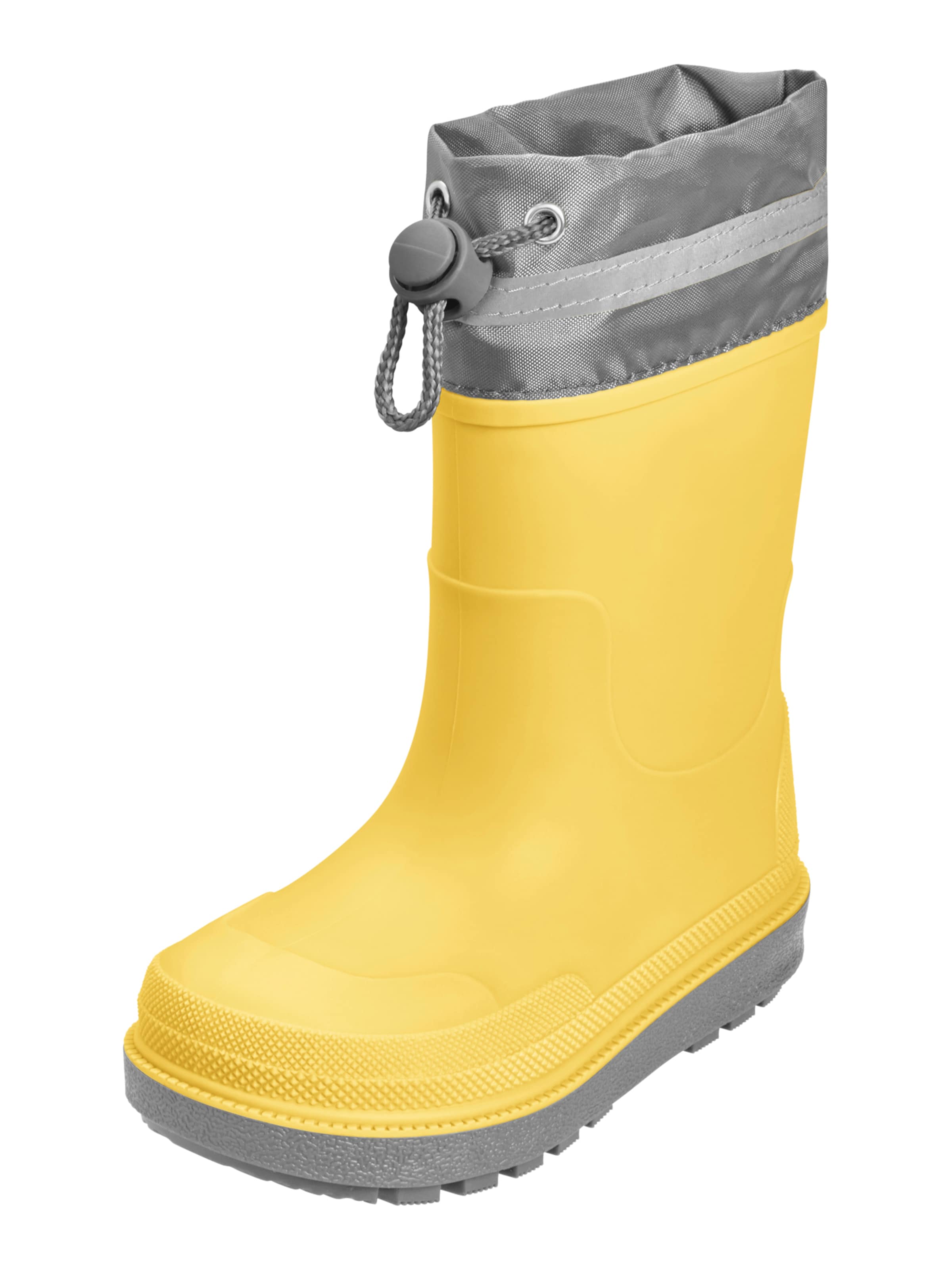 PLAYSHOES Rubber Boots in Yellow: front