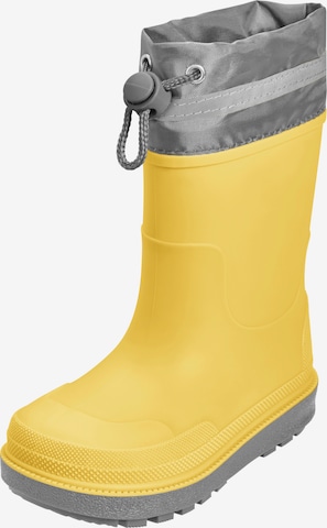 PLAYSHOES Rubber boot in Yellow: front