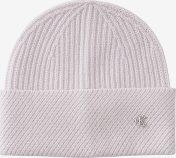 Bonnet Calvin Klein en violet : devant