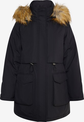 Usha Winterparka in Zwart: voorkant