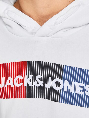 Coupe regular Sweat Jack & Jones Junior en blanc