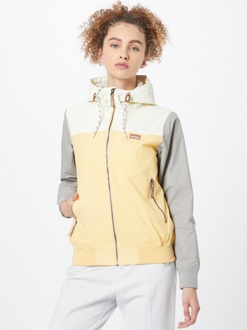 Iriedaily Between-Season Jacket 'Veruschka' in Yellow: front