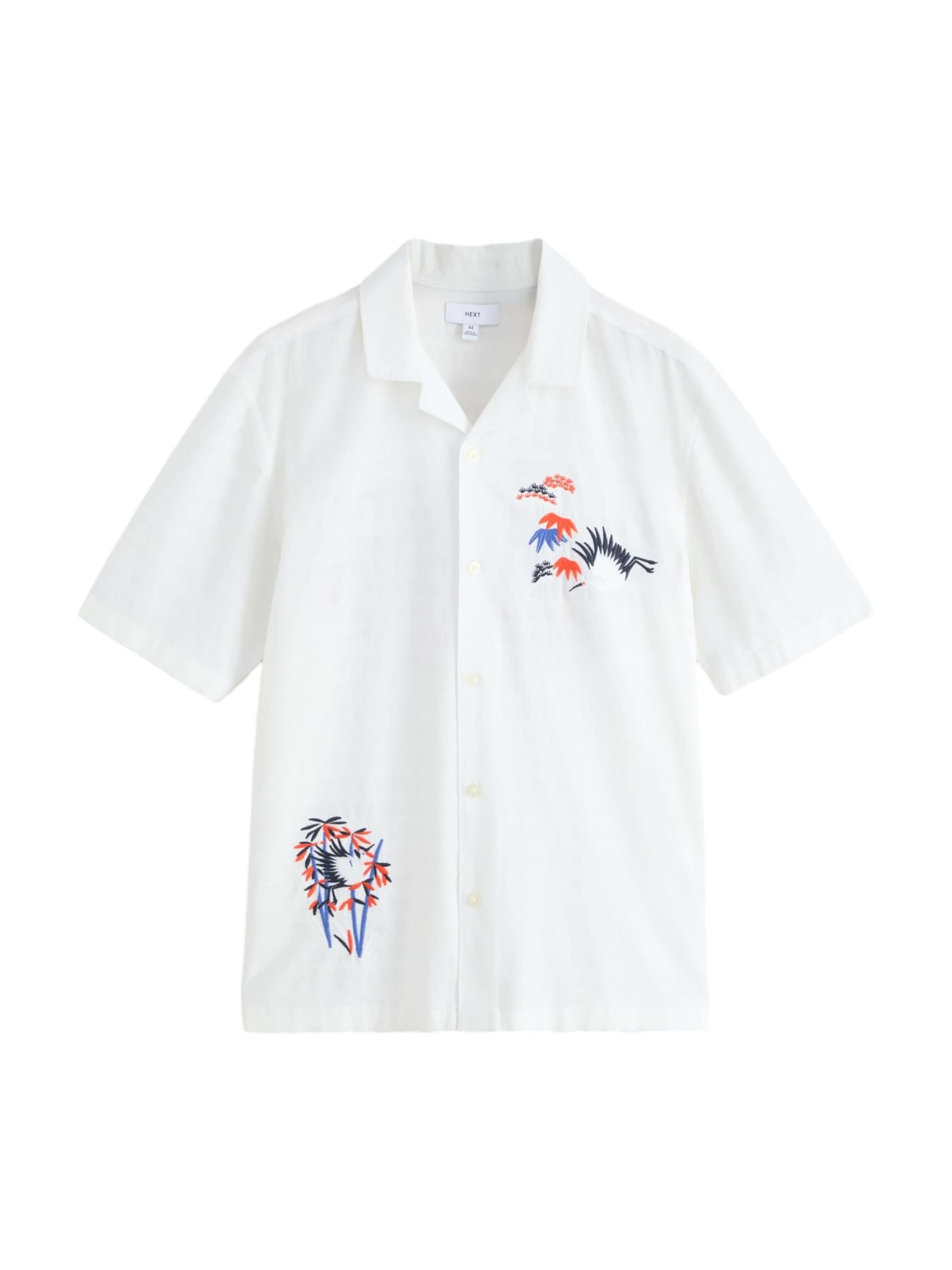 Next Regularny krój Koszula w kolorze biały: przód