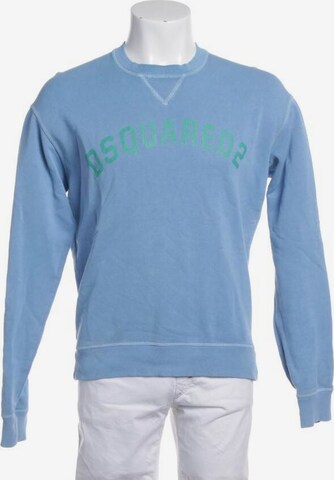 DSQUARED2 Sweatshirt / Sweatjacke S in Blau: predná strana