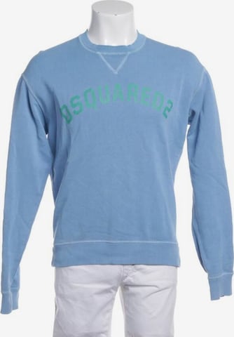 DSQUARED2 Sweatshirt & Zip-Up Hoodie in S in Blue: front