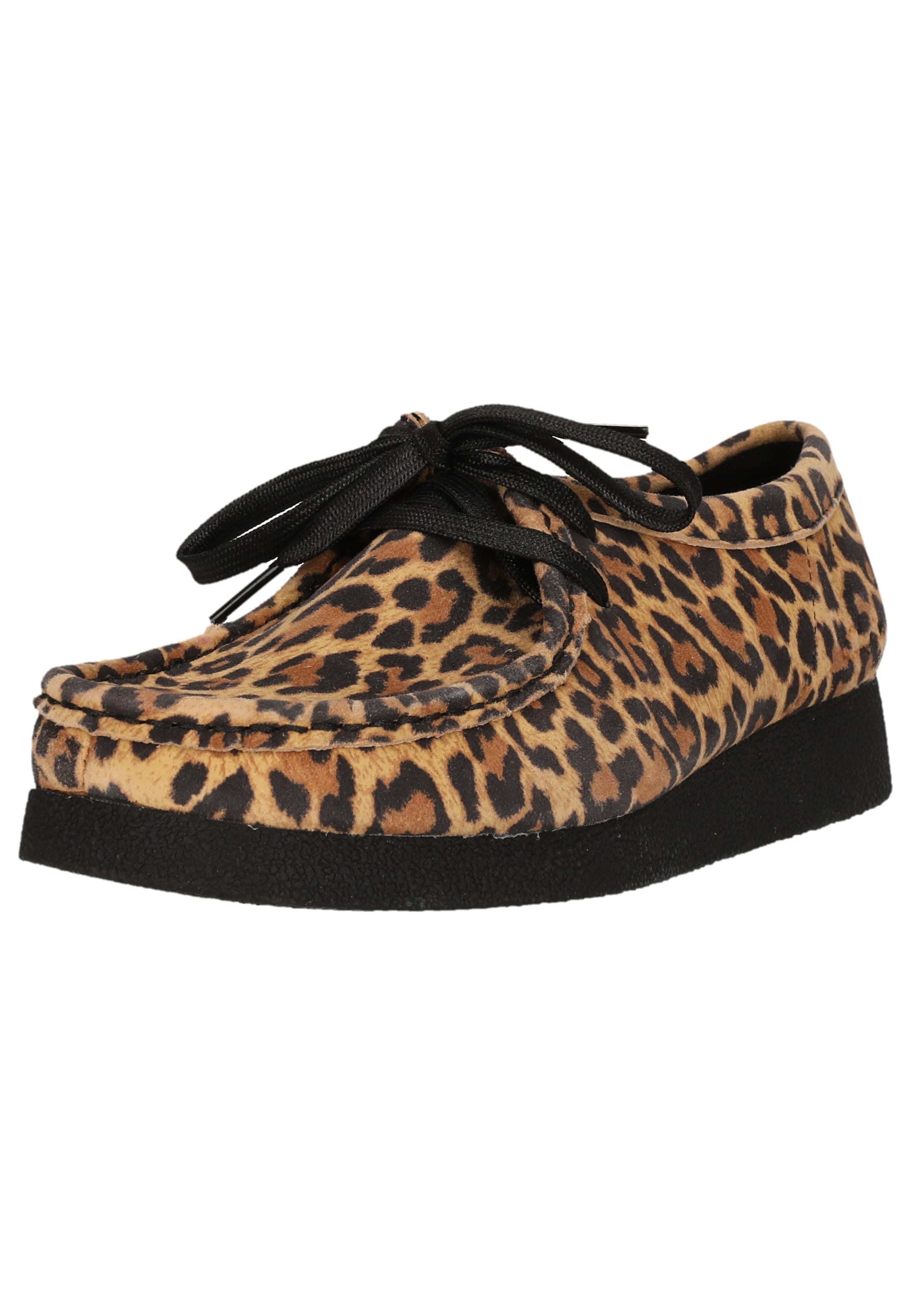 Scarpa stringata 'Wallabee EVO' di CLARKS in marrone: frontale