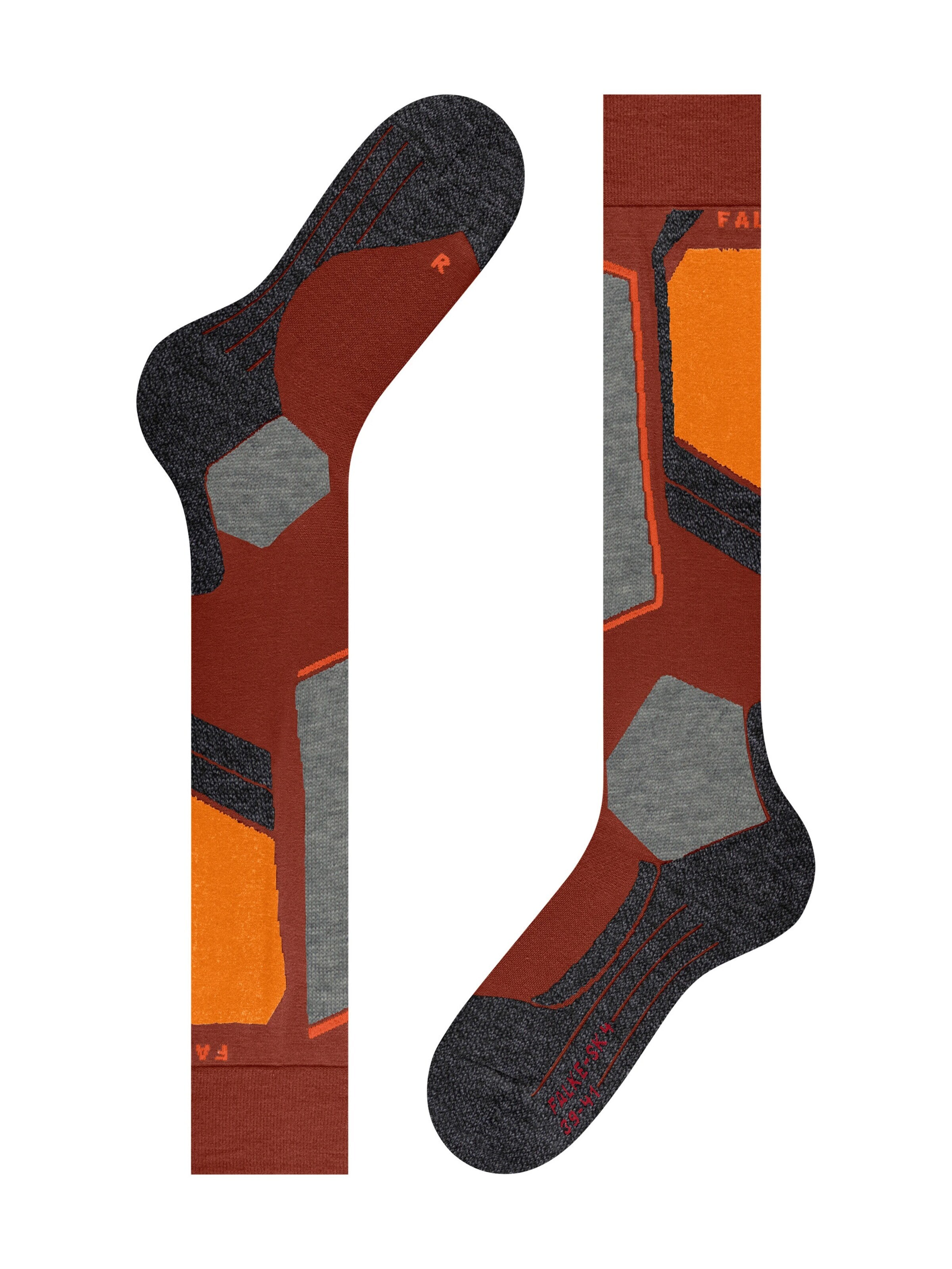 FALKE Athletic Socks 'SK4 Advanced' in Red