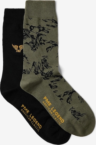 PME Legend Socks '2-pack socks with allover print' in Green: front
