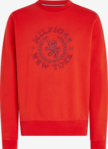 Sweat-shirt TOMMY HILFIGER en rouge : devant