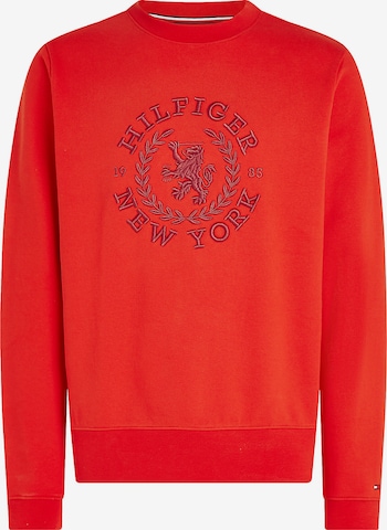 Sweat-shirt TOMMY HILFIGER en rouge : devant