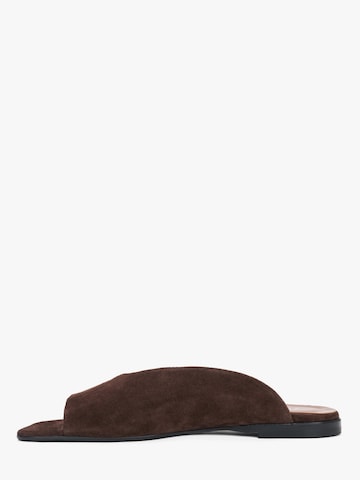 Estro Pantolette '11-5304-10'‌‌‌‌ in Braun