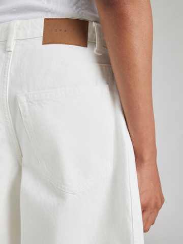 TOPSHOP Barrel Džíny 'JOA' – bílá
