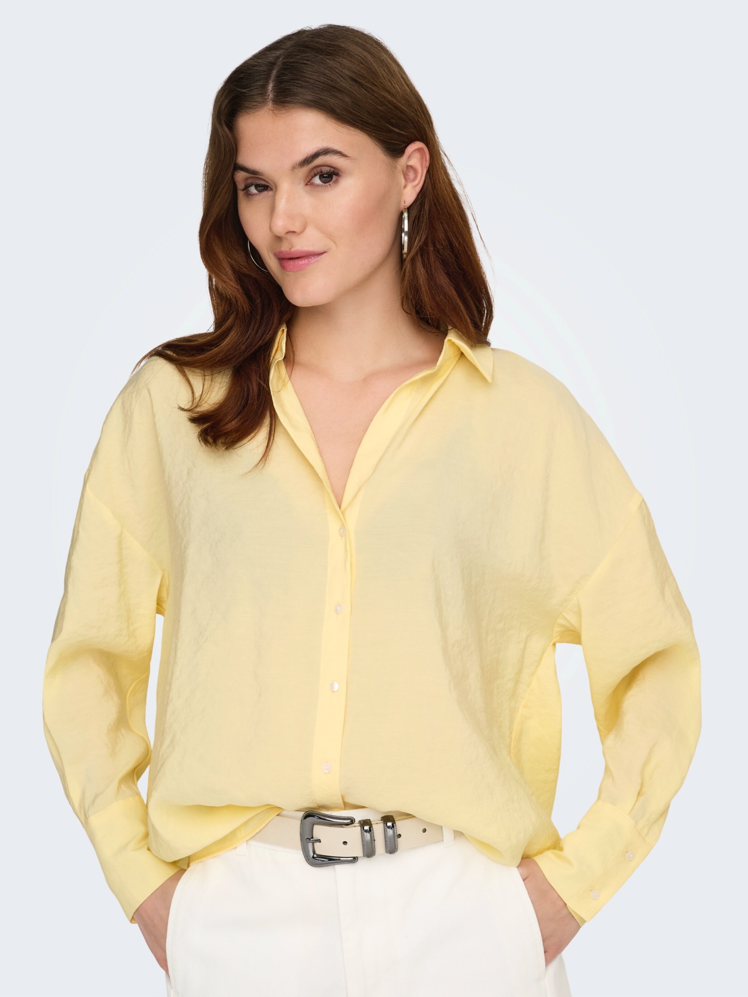 ONLY Blouse 'ONLZazima' in Light Yellow | ABOUT YOU