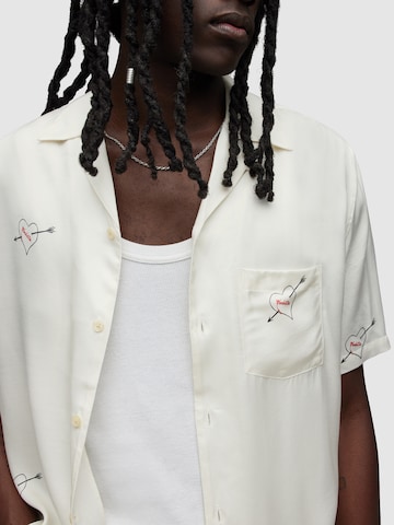 AllSaints Regular fit Button Up Shirt in Beige