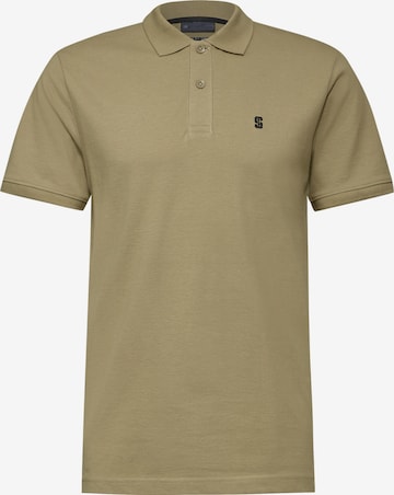 Street One MEN Poloshirt in Braun: Vorderseite