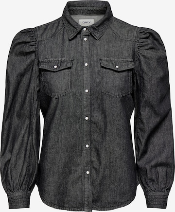 Camicia da donna di ONLY in nero: frontale