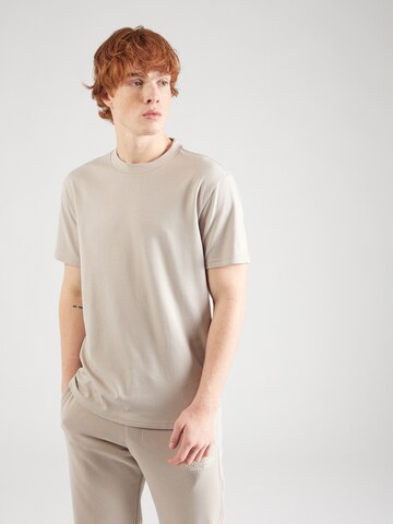 T-Shirt HOLLISTER en beige : devant