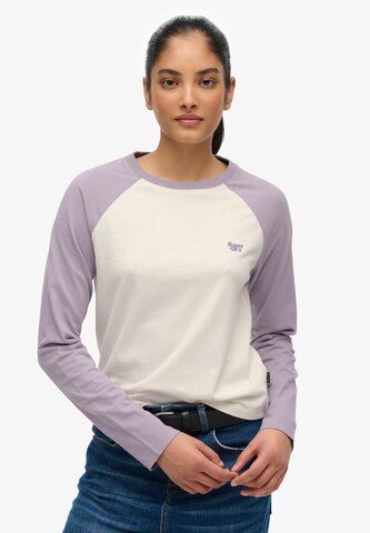 T-shirt Superdry en violet : devant
