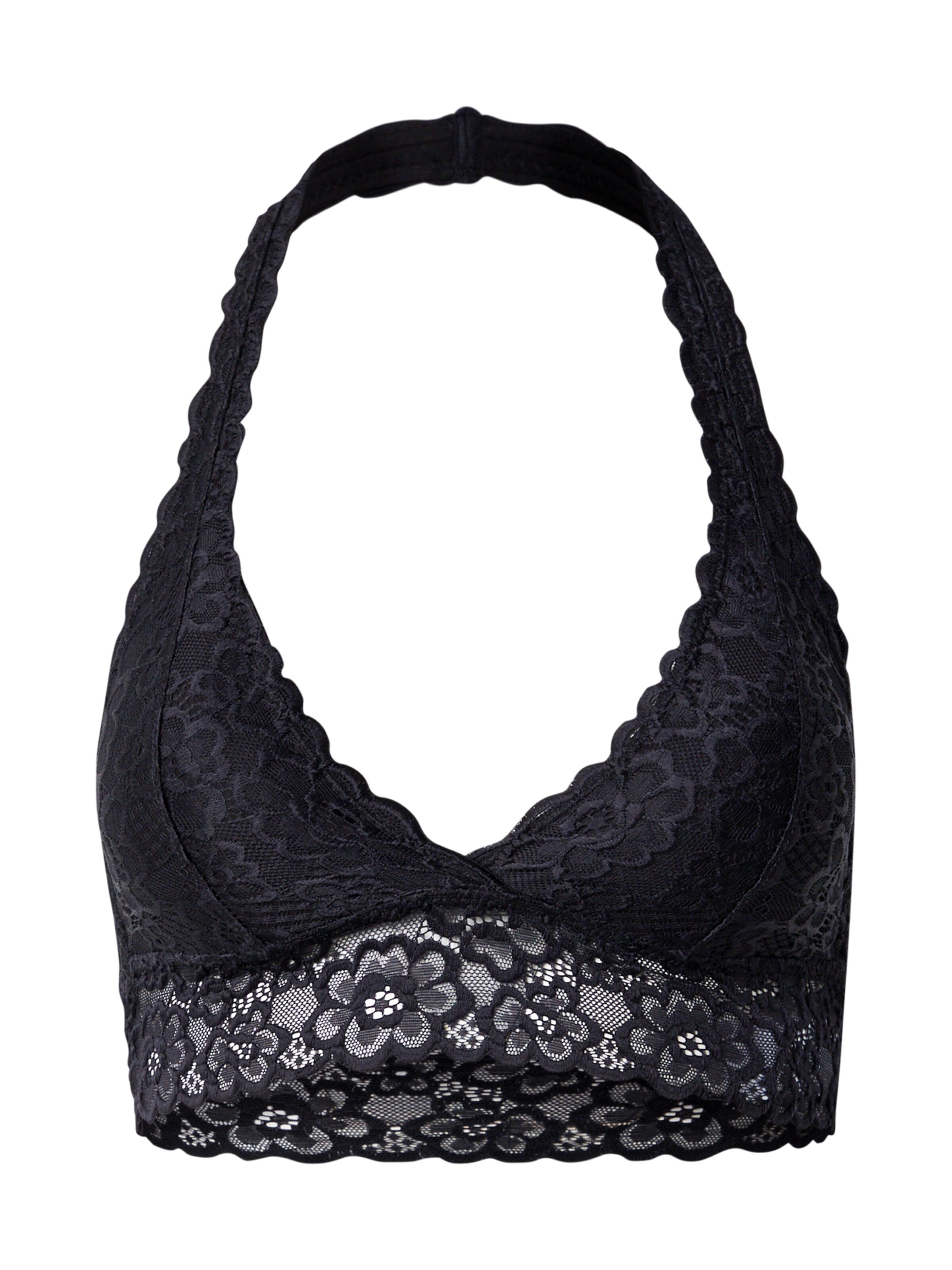 AÉROPOSTALE Bustier Melltartó - fekete: elől