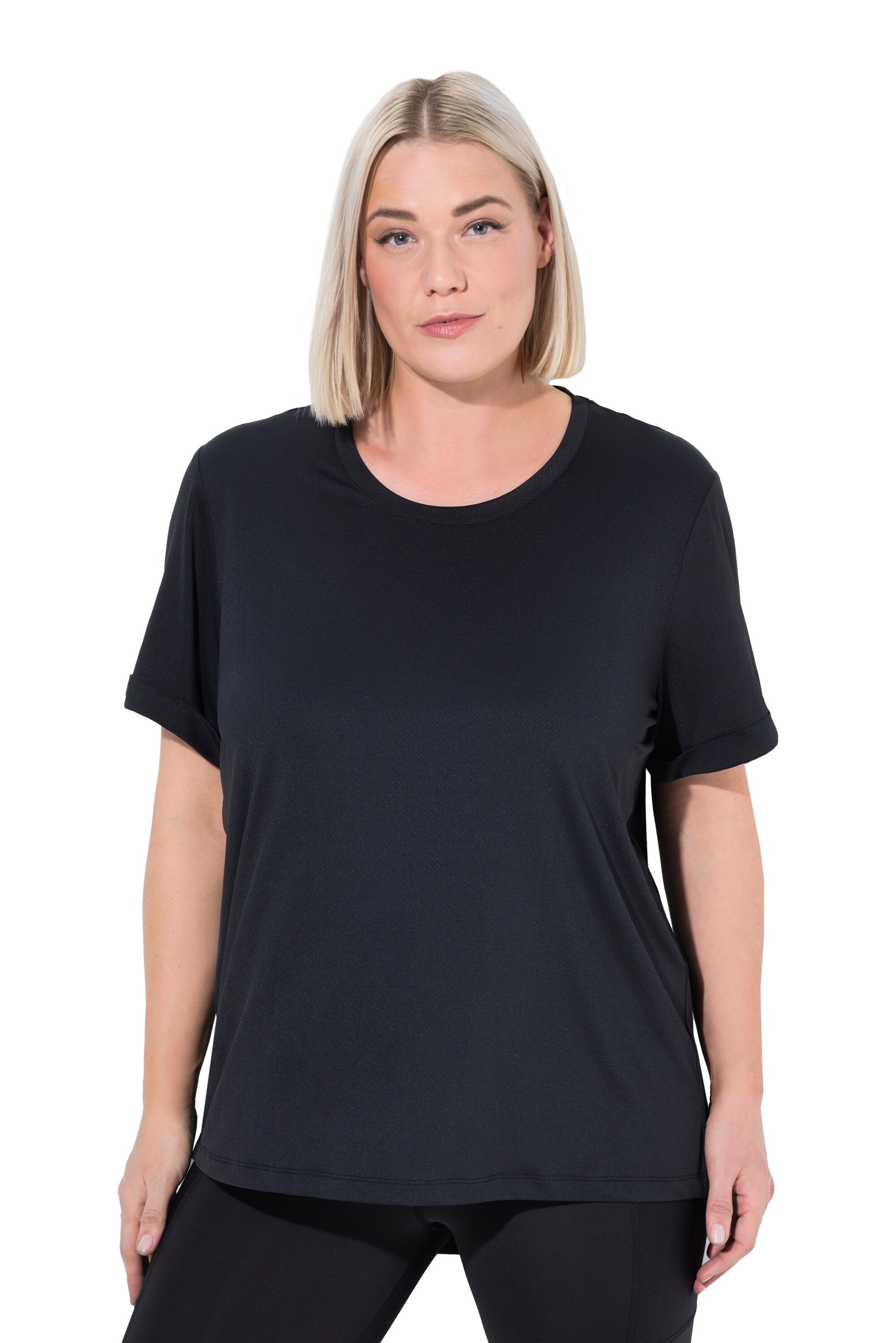 Ulla Popken Shirt in Black: front