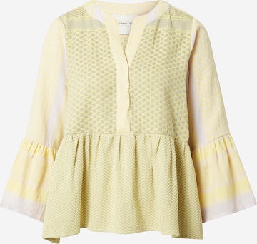 Summery Copenhagen - Blusa 'Kenya' em amarelo: frente