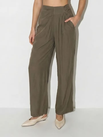 Wide Leg Pantalon 'Hose' Bianco Lucci en vert
