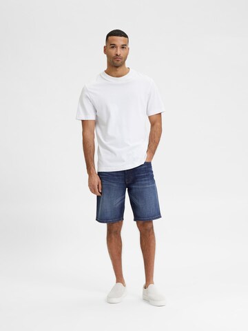 SELECTED HOMME Loosefit Shorts 'Alex' in Blau