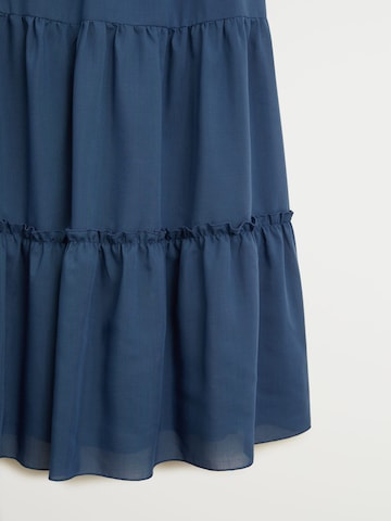 MANGO Letní šaty 'Furbi' – modrá
