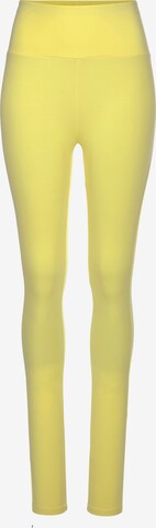 Skinny Leggings LASCANA en jaune : devant