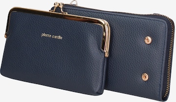 PIERRE CARDIN Wallet in Blue: front