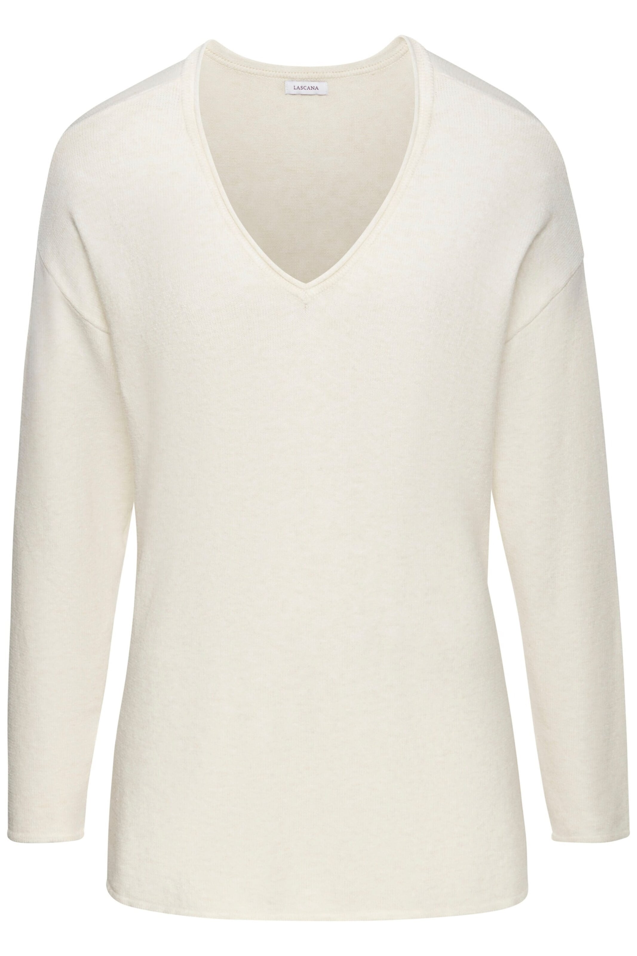 LASCANA Sweater in weiß, Produktansicht