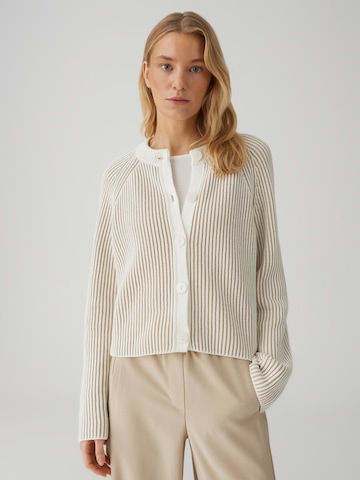 Cardigan 'Delsie' OPUS en beige : devant