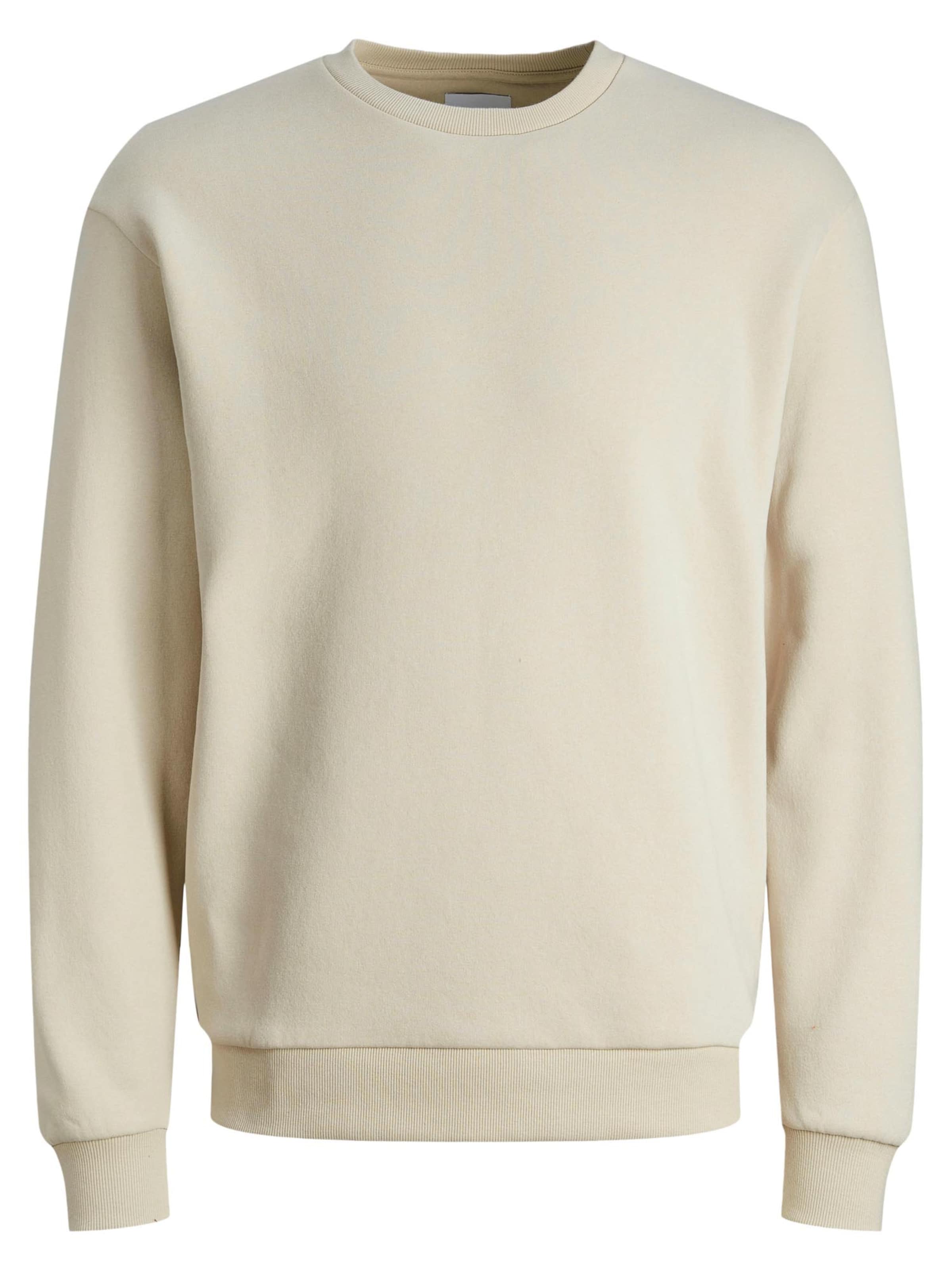 JACK & JONES Μπλούζα φούτερ 'JJBradley' σε μπεζ: μπροστά