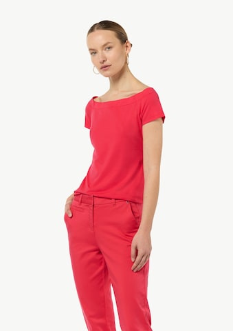 COMMA Shirt in Rood: voorkant