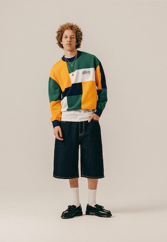 Pullover 'Patchwork' di BLKVIS in blu