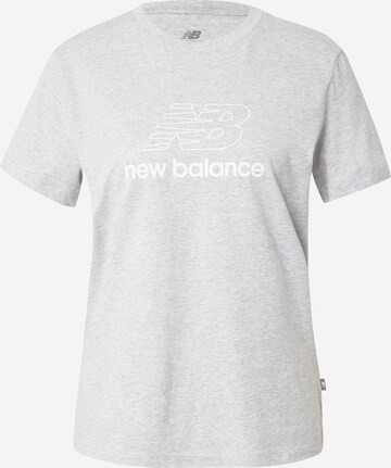 new balance Тениска в сиво: отпред