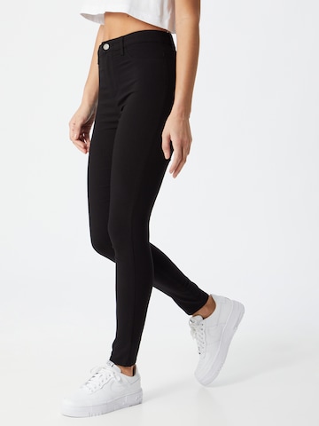 Skinny Pantalon 'Nanna' ONLY en noir : devant