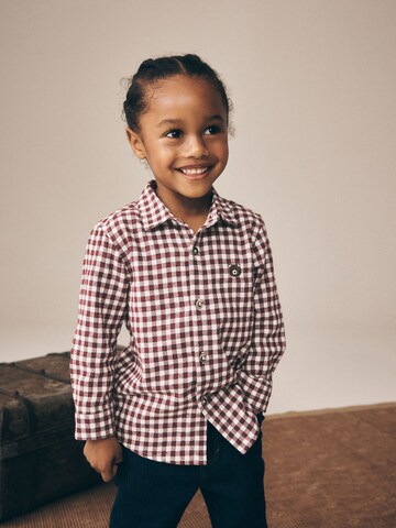 Next Regular fit Button up shirt in Red: front