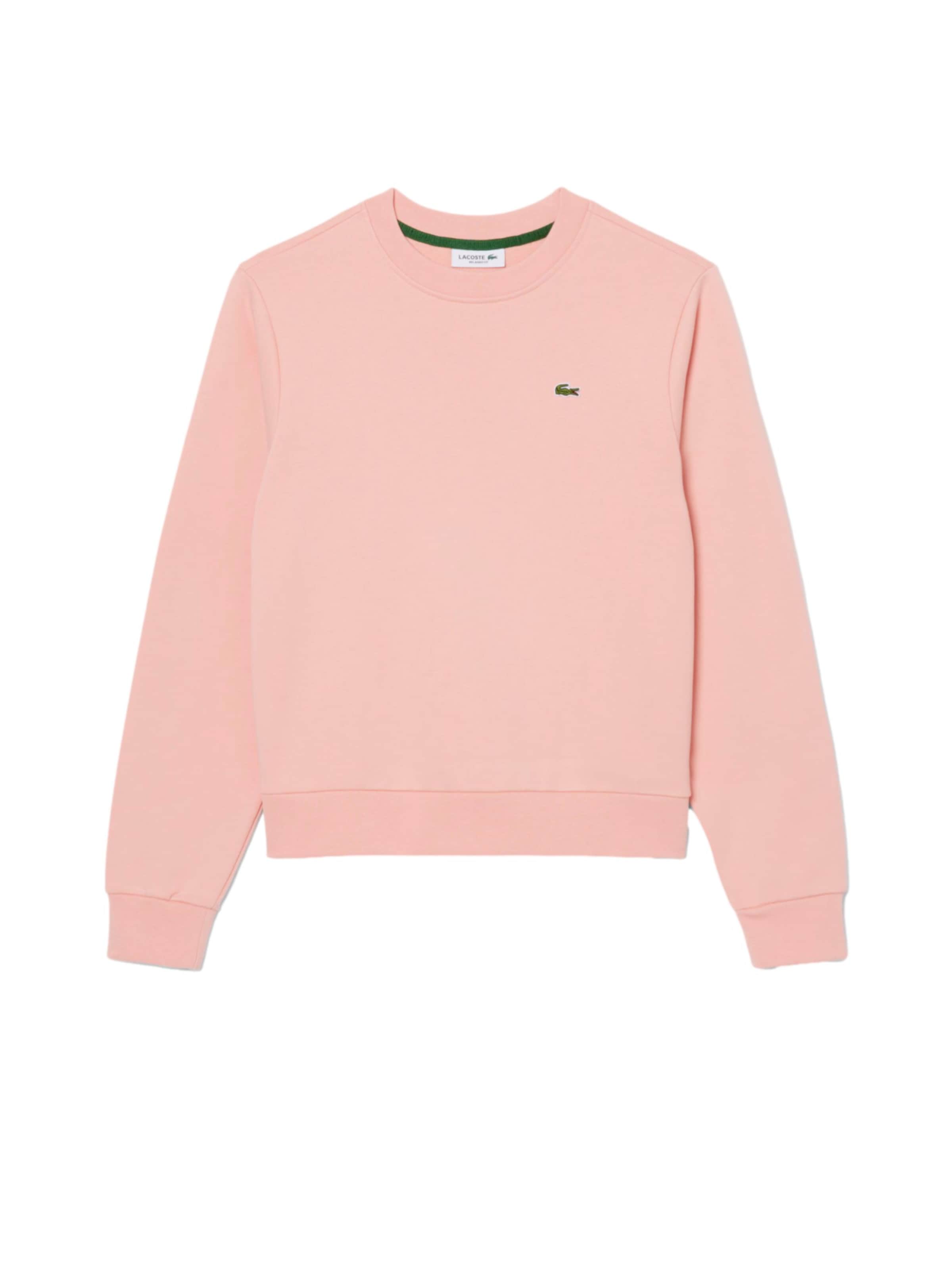Sweat-shirt LACOSTE en rose : devant