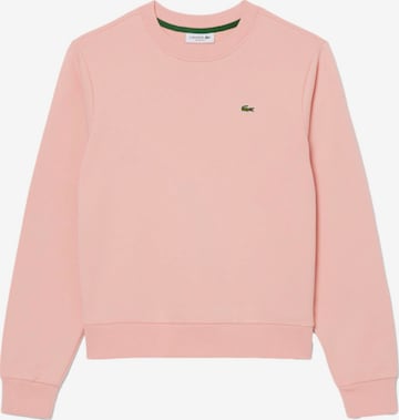 Sweat-shirt LACOSTE en rose : devant