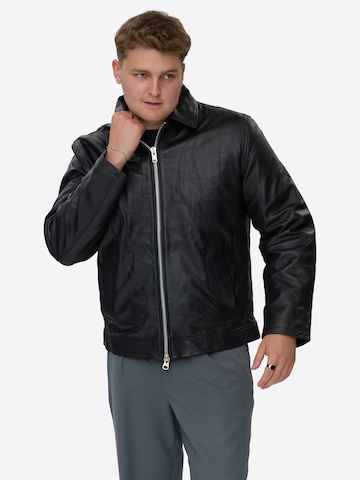 Dxnmxrk Winter Jacket 'DXGary' in Black: front