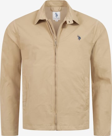 U.S. POLO ASSN. Tussenjas in Beige: voorkant