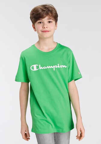 Maglietta di Champion in verde: frontale
